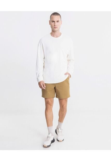 Bermuda  Para Hombre Regular Corto Color Camel Marca Atmos #32100177