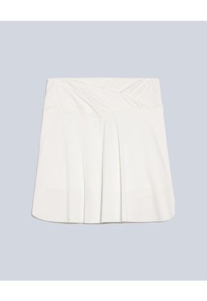 Falda Para Mujer Medio Color Marfil Marca Atmos #31140021