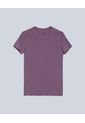 Camiseta Para Mujer Manga Corta Cuello Redondo Color Morado Marca Atmos #31090239 de Atmos