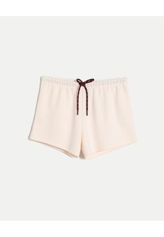 Short  Para Mujer Multiusos Punto Color Crema Marca Atmos #31190116 Atmos
