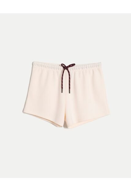 Short  Para Mujer Multiusos Punto Color Crema Marca Atmos #31190116
