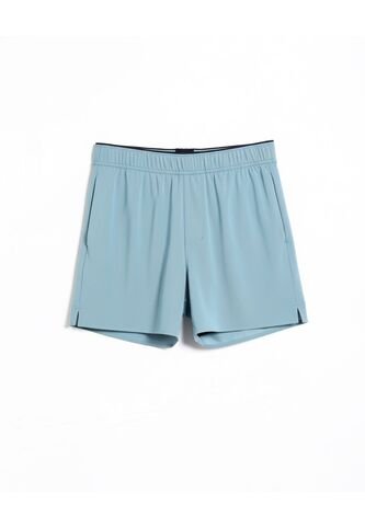 Bermuda  Para Hombre Deportiva Medio Color Azul Marca Atmos #32100175 Atmos