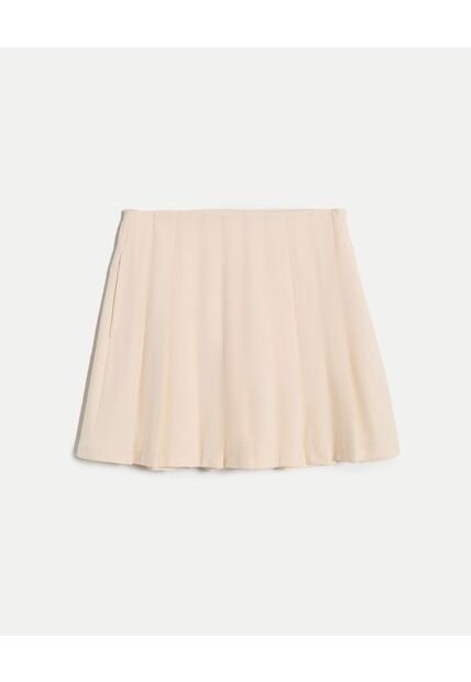 Falda  Para Mujer Corto Color Crema Marca Atmos #31140041