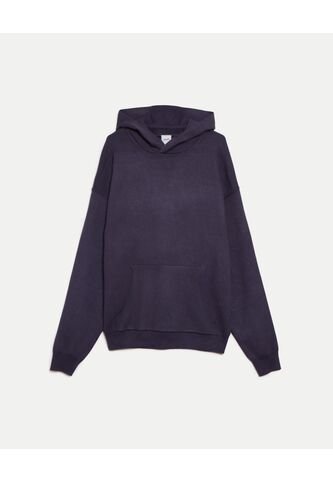 Buzo Tejido Con Capota  Para Hombre Azul Atmos Atmos