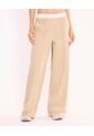 Pantalón Amplio Alotech Con Pretina  Para Mujer Beige Atmos de Atmos