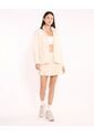 Chaqueta Acolchada Termoactiva Con Cuello Alto  Para Mujer Beige Atmos de Atmos