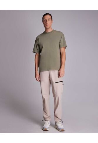 Camiseta Para Hombre Manga Corta Color Verde Oliva Marca Atmos #32090118 Atmos