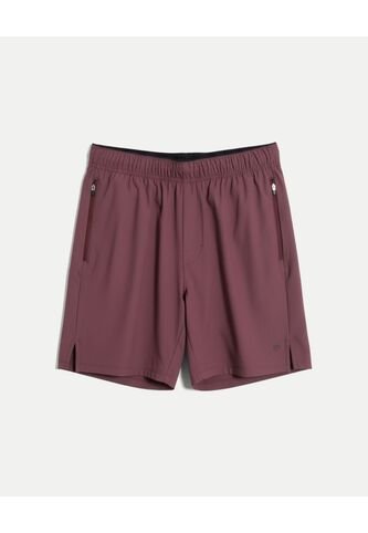 Bermuda Para Hombre Deportiva Largo Color Morado Marca Atmos #32100143 Atmos