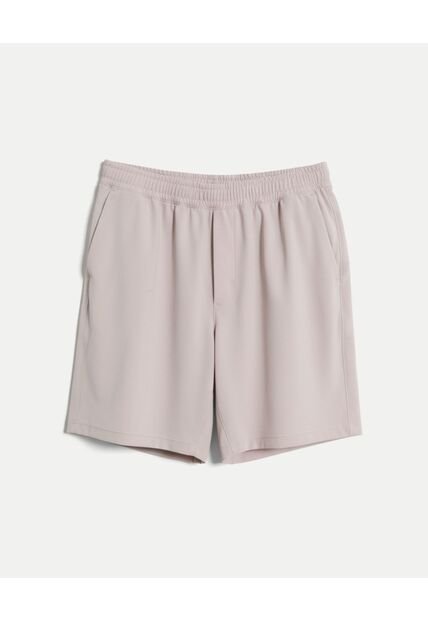 Bermuda Para Hombre Deportiva Largo Color Beige Marca Atmos #32100152