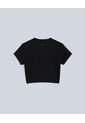 Crop Top Para Mujer Manga Corta Color Negro Marca Atmos #31090178 de Atmos