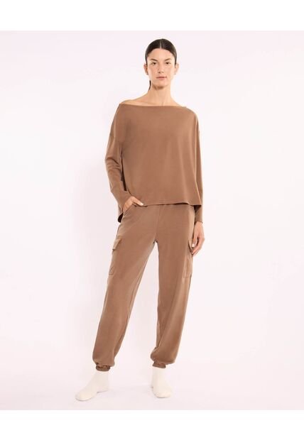 Pantalón Para Mujer Jogger Cargo Color Café Marca Atmos #31070091