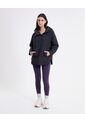 Chaqueta Acolchada Hoodie Funcional  Para Mujer Negro Atmos de Atmos