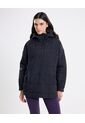 Chaqueta Acolchada Hoodie Funcional  Para Mujer Negro Atmos de Atmos