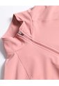 Buzo Cuello Alto Con Bolsillos Para Mujer  Deportiva  Color Rosa Marca Atmos de Atmos
