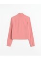 Buzo Cuello Alto Con Bolsillos Para Mujer  Deportiva  Color Rosa Marca Atmos de Atmos
