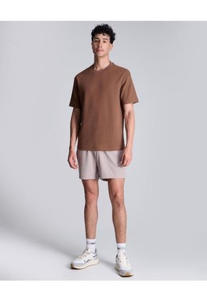 Bermuda Para Hombre Deportiva Largo Color Beige Marca Atmos #32100080