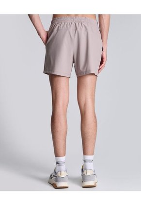 Bermuda Para Hombre Deportiva Largo Color Beige Marca Atmos #32100080