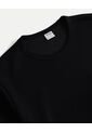 Camiseta Relaxed Fit Manga Corta Con Bolsillo  Para Hombre Negro Atmos de Atmos
