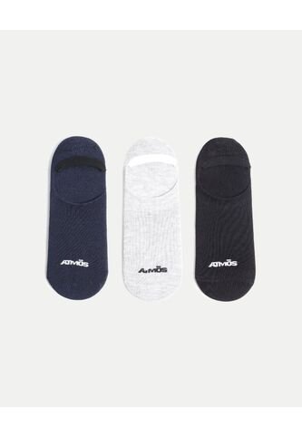 Medias Baleta Pack X3 Algodón X3 Para Hombre Surtido Atmos Atmos