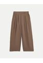 Pantalón Amplio Sartorial Alotech  Para Mujer Beige Atmos de Atmos
