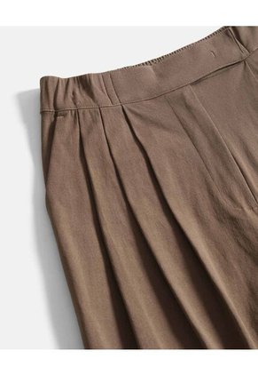 Pantalón Amplio Sartorial Alotech  Para Mujer Beige Atmos