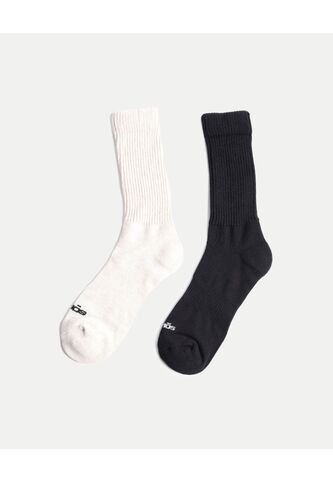 Pack X2 Media Caña Larga Recogido X2 Para Mujer Blanco Atmos Atmos