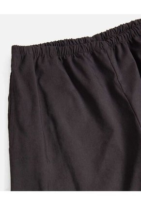 Pantalón Amplio Microconfort Fluido  Para Mujer Negro Atmos