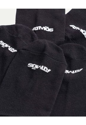 Medias Baleta Pack X3 Algodón X3 Para Hombre Negro Atmos