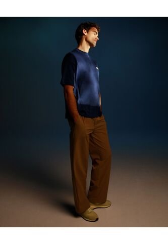Pantalón Amplio Dustytech Ligero  Para Hombre Café Atmos Atmos