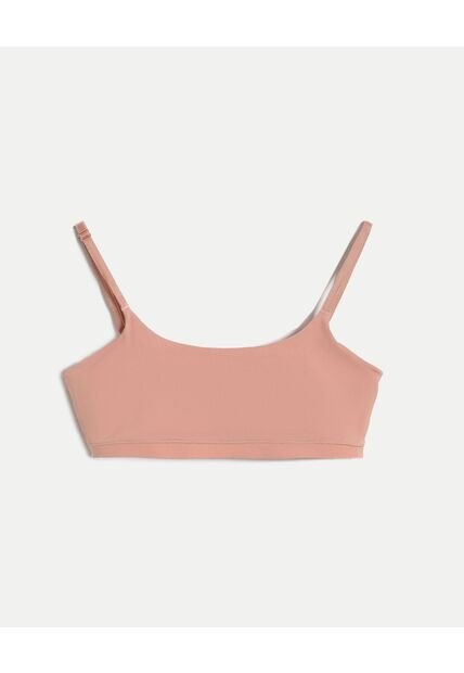 Top Básico Microfibra Ajuste Suave  Para Mujer Rosado Atmos