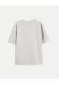 Camiseta Relaxed Fit Manga Corta Con Bolsillo  Para Hombre Gris Atmos de Atmos