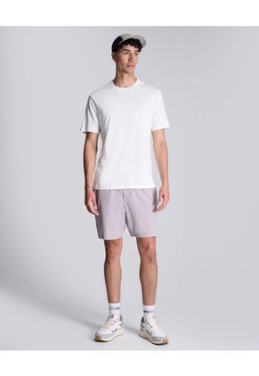 Camiseta Para Hombre Manga Corta Cuello Redondo Color Marfil Marca Atmos #32090178