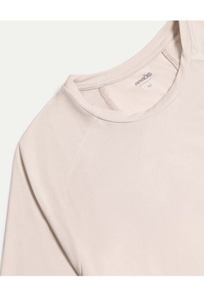 Camiseta Regular Fit Corte Angular  Para Hombre Café Atmos