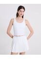 Camiseta Tank Top Aerius Skin  Para Mujer Blanco Atmos de Atmos