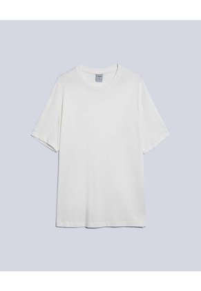 Camiseta Para Hombre Manga Corta Cuello Redondo Color Marfil Marca Atmos #32090178