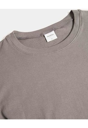 Camiseta Para Mujer Manga Corta Cuello Redondo Color Gris Marca Atmos #31090217