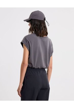 Camiseta Para Mujer Manga Corta Cuello Redondo Color Gris Marca Atmos #31090217