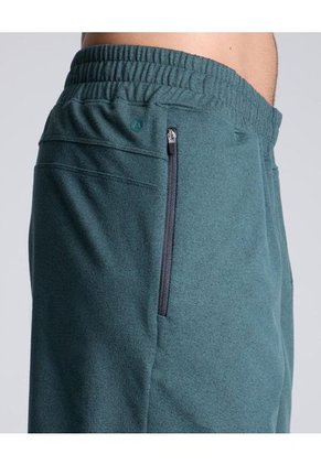 Bermuda Para Hombre Deportiva Largo Color Verde Oscuro Marca Atmos #32100044