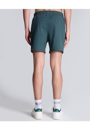 Bermuda Para Hombre Deportiva Largo Color Verde Oscuro Marca Atmos #32100044