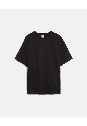 Camiseta Para Hombre Manga Corta Cuello Redondo Color Negro Marca Atmos #32090228