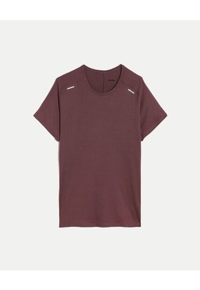 Camiseta Para Hombre Manga Corta Cuello Redondo Color Morado Marca Atmos #32090258