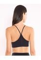 Top Con Tiras Soporte Bajo Aerius Skin  Para Mujer Negro Atmos de Atmos
