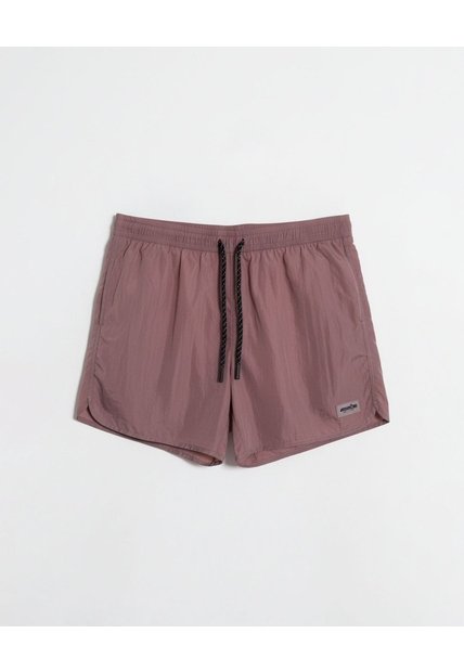 Pantaloneta De Baño Con Cordón  Para Hombre Lila Atmos