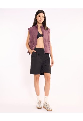Short Sartorial Corte Limpio Para Mujer  Deportiva  Color Negro Marca Atmos Atmos