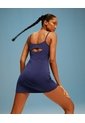 Vestido Con Abertura Posterior Para Mujer  Deportiva  Color Azul Marca Atmos de Atmos