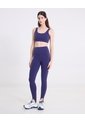 Leggins Regular Con Estribos  Para Mujer Azul Atmos de Atmos