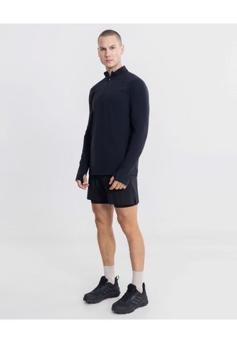 Short Training Largo Con Biker  Para Hombre Negro Atmos Atmos