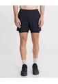 Short Training Largo Con Biker  Para Hombre Negro Atmos de Atmos
