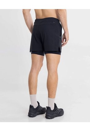 Short Training Largo Con Biker Para Hombre Negro Atmos