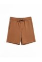 Bermuda Básica Plush  Para Hombre Café Atmos de Atmos